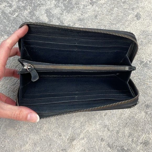 Rare Bottega Veneta Intrecciato Zip Around Long Wallet Colorblock Woven Leather - Picture 11 of 17